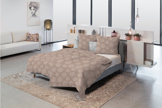 Carola Satin - Sandy Dots