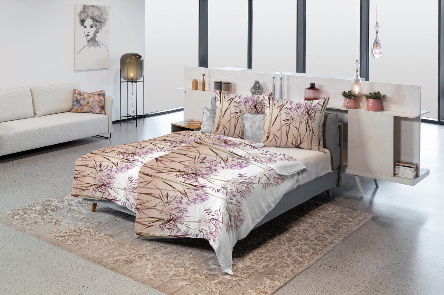 Schweizer Satin - Fliedergras