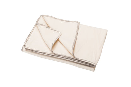 Sylt Baumwolldecke uni