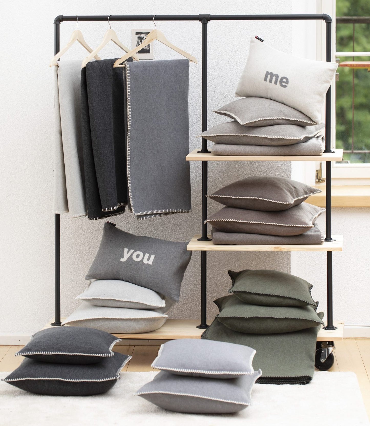 Sylt Baumwolldecke uni