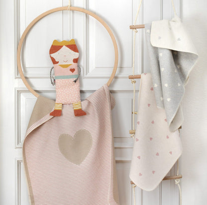 Juwel Babydecke "Herzen allover"