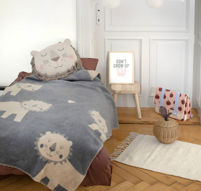 Juwel gefülltes Kissen "Löwe"