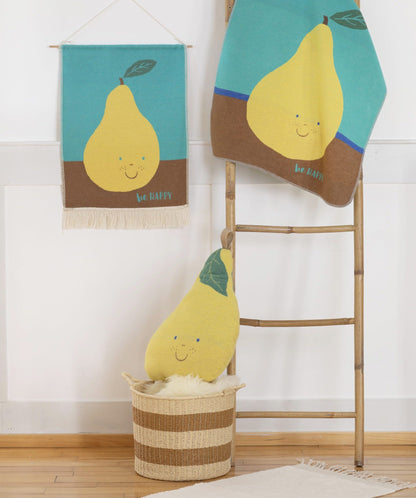 Juwel gefülltes Kissen "Birne"