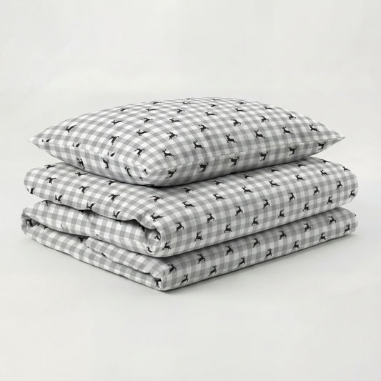 Chalet Carola Satin - Hirsch grau