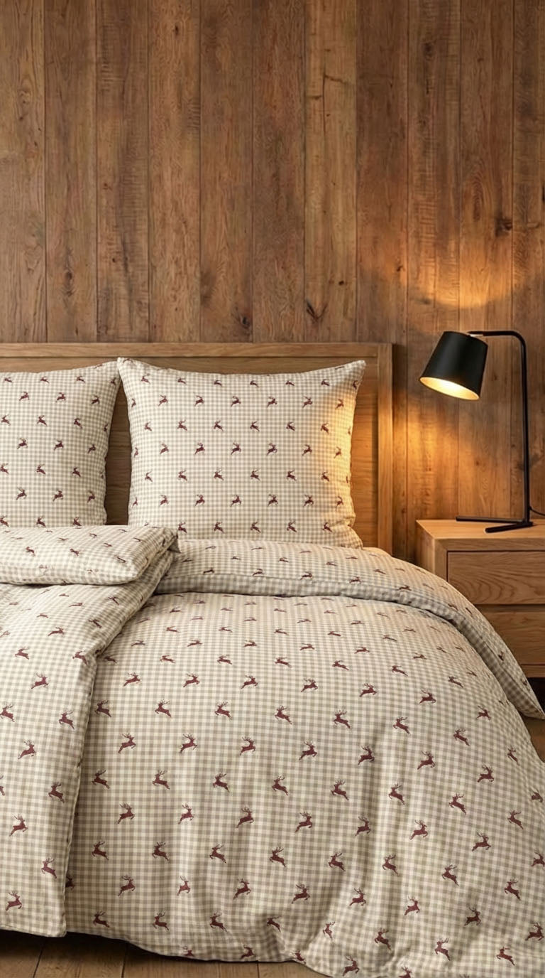 Chalet Carola Satin - Hirsch rot