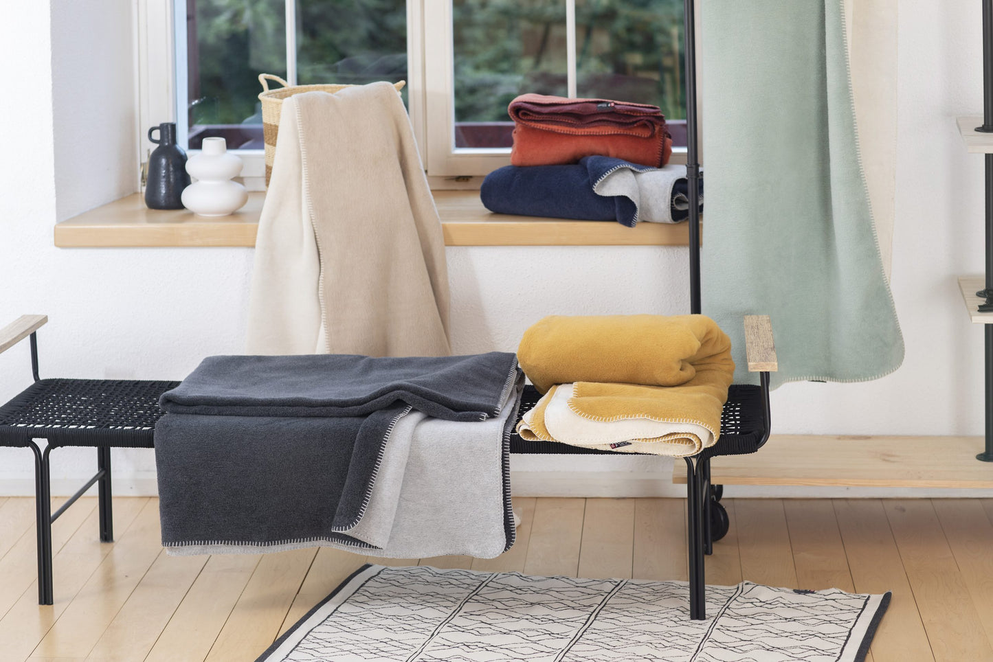 SAVONA Wohndecke uni Wende