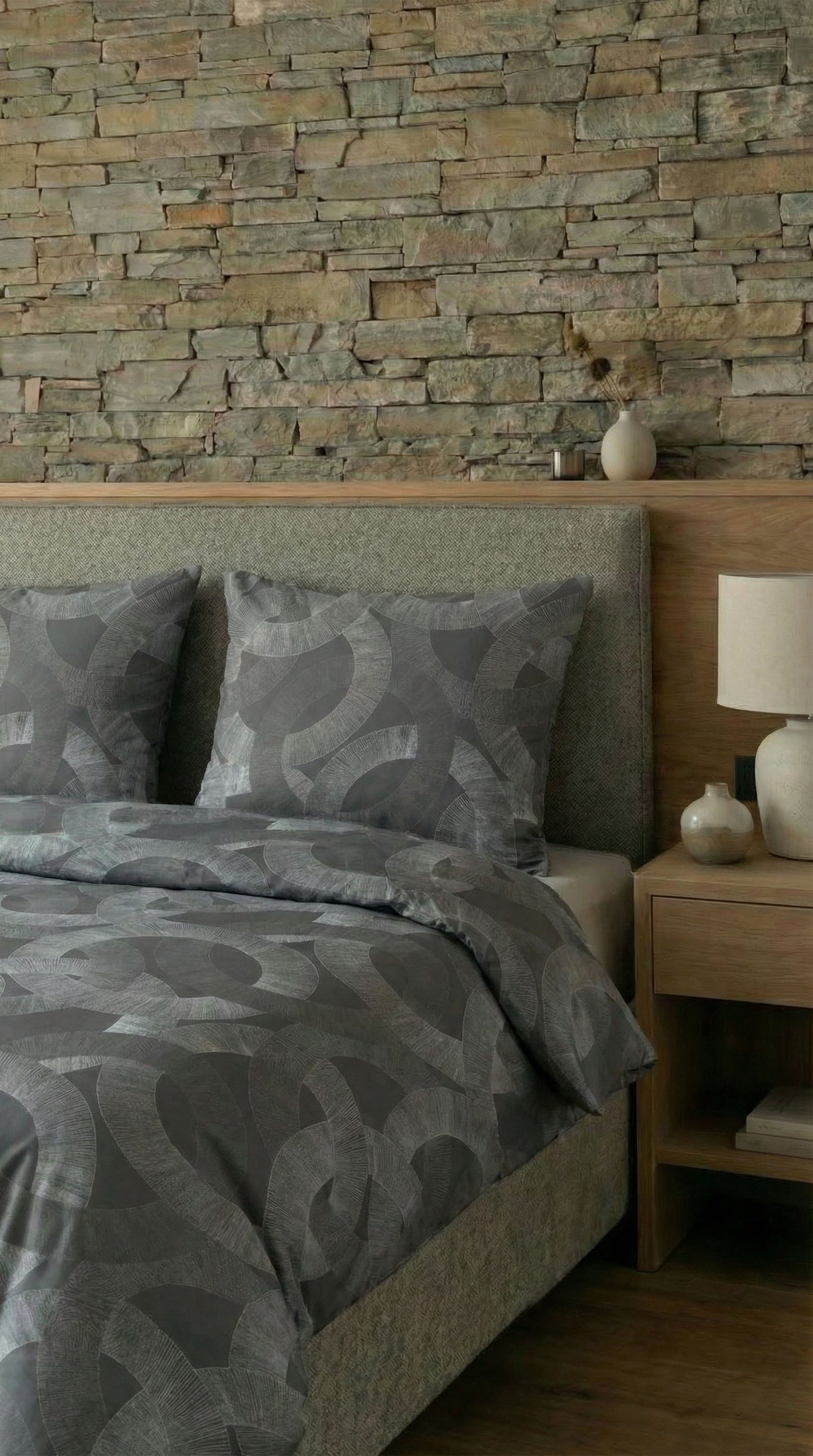 Premium Satinette - Urban Loop