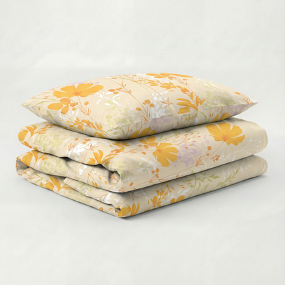 Premium Satinette - Sommerblumen