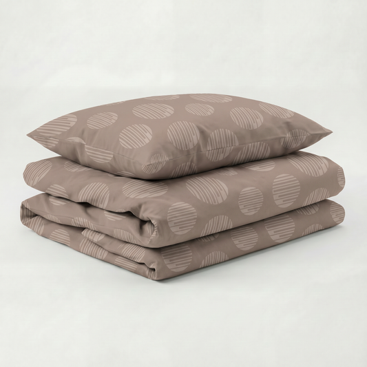 Carola Satin - Sandy Dots