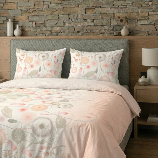 Carola Satin Blütenzauber Rosé